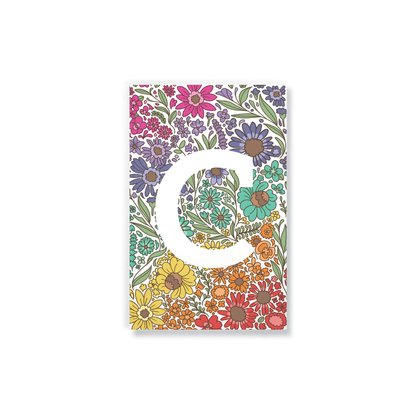 Floral Letters Notebook